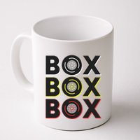 Formula Racing Car Box Box Box Radio Call To Pit Box Gift Mug