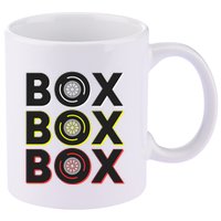 Formula Racing Car Box Box Box Radio Call To Pit Box Gift 11oz C Handle Ceramic Mug