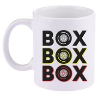 Formula Racing Car Box Box Box Radio Call To Pit Box Gift 11oz C Handle Ceramic Mug