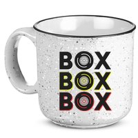 Formula Racing Car Box Box Box Radio Call To Pit Box Gift 15oz Campfire Ceramic Mug