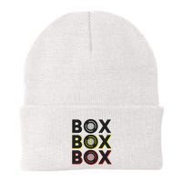 Formula Racing Car Box Box Box Radio Call To Pit Box Gift Beanie