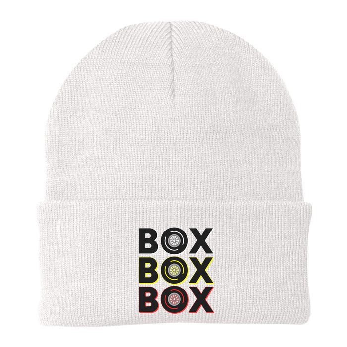 Formula Racing Car Box Box Box Radio Call To Pit Box Gift Beanie