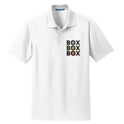 Formula Racing Car Box Box Box Radio Call To Pit Box Gift Dry Zone Grid Polo