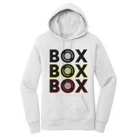 Formula Racing Car Box Box Box Radio Call To Pit Box Gift Women's Pullover Hoodie