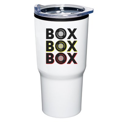 Formula Racing Car Box Box Box Radio Call To Pit Box Gift Tumbler