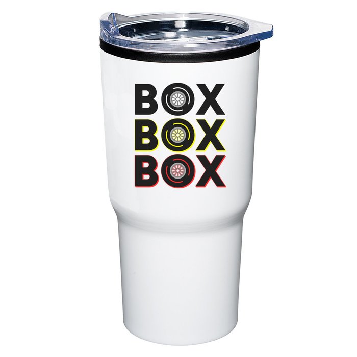 Formula Racing Car Box Box Box Radio Call To Pit Box Gift Tumbler