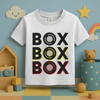 Formula Racing Car Box Box Box Radio Call To Pit Box Gift Toddler T-Shirt