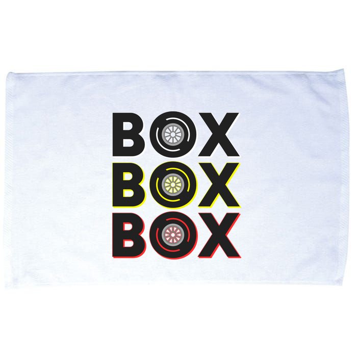 Formula Racing Car Box Box Box Radio Call To Pit Box Gift Microfiber Hand Towel