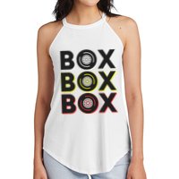 Formula Racing Car Box Box Box Radio Call To Pit Box Gift Women's Perfect Tri Rocker Tank