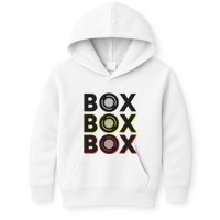 Formula Racing Car Box Box Box Radio Call To Pit Box Gift Kids Hoodie