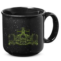 Formula Racing Car Blueprint Mechanical Engineer Racer Fan 15oz Campfire Ceramic Mug