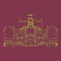 Formula Racing Car Blueprint Mechanical Engineer Racer Fan 16oz Travel Tumbler