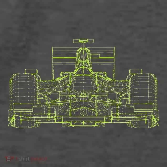 Formula Racing Car Blueprint Mechanical Engineer Racer Fan Vector Backpack