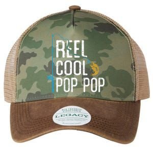 Fishing Reel Cool Pop Pop Father’S Day Gift For Fisher Great Gift Legacy Tie Dye Trucker Hat