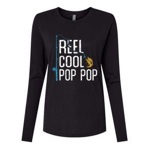 Fishing Reel Cool Pop Pop Father’S Day Gift For Fisher Great Gift Womens Cotton Relaxed Long Sleeve T-Shirt