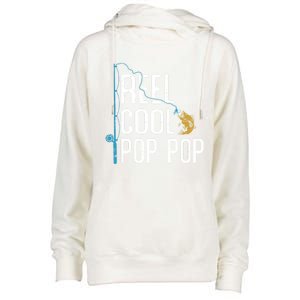 Fishing Reel Cool Pop Pop Father’S Day Gift For Fisher Great Gift Womens Funnel Neck Pullover Hood