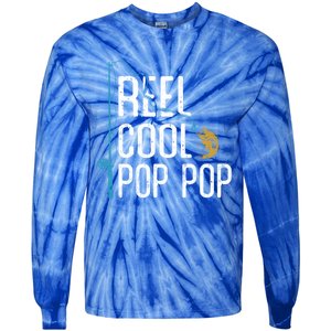 Fishing Reel Cool Pop Pop Father’S Day Gift For Fisher Great Gift Tie-Dye Long Sleeve Shirt