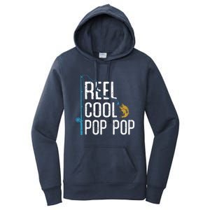 Fishing Reel Cool Pop Pop Father’S Day Gift For Fisher Great Gift Women's Pullover Hoodie