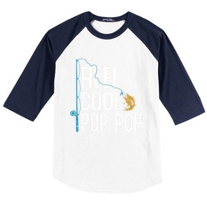 Fishing Reel Cool Pop Pop Father’S Day Gift For Fisher Great Gift Baseball Sleeve Shirt