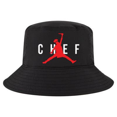 Funny Restaurant Chef Jumping Chef Knife Logo Cool Comfort Performance Bucket Hat