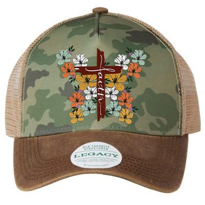 Faith Retro Cross Butterfly Religious Gifts Christian Legacy Tie Dye Trucker Hat