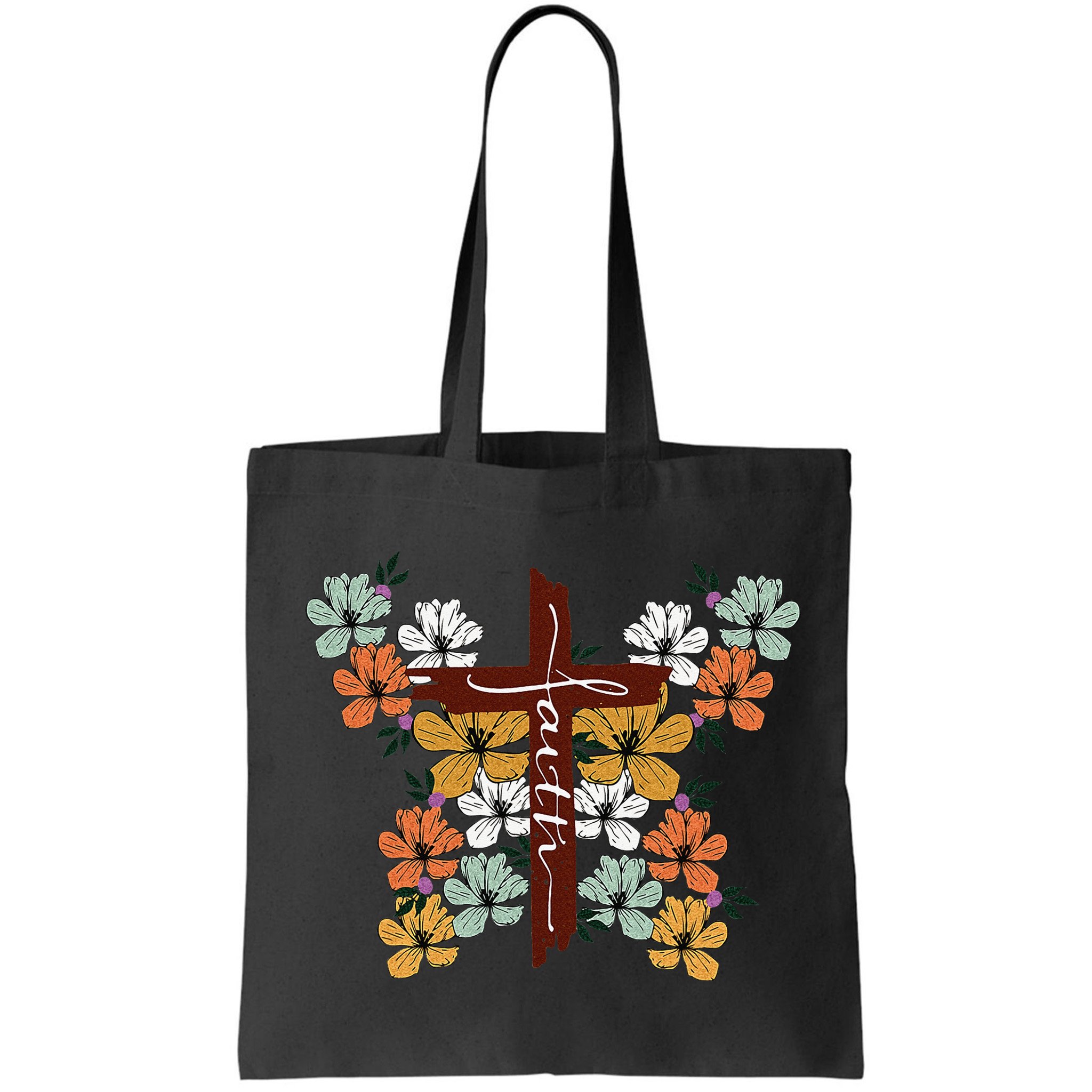 Faith Retro Cross Butterfly Religious Gifts Christian Bag