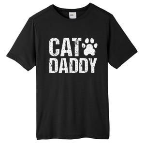 Funny Rad Cat Daddy Dad Gift Fathers Day Tall Fusion ChromaSoft Performance T-Shirt