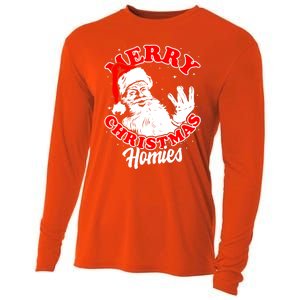 Funny Retro Christmas Homies Westside West Coast Hip Hop Gift Cooling Performance Long Sleeve Crew