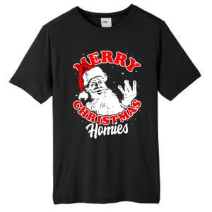 Funny Retro Christmas Homies Westside West Coast Hip Hop Gift Tall Fusion ChromaSoft Performance T-Shirt