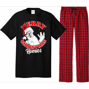 Funny Retro Christmas Homies Westside West Coast Hip Hop Gift Pajama Set