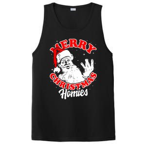 Funny Retro Christmas Homies Westside West Coast Hip Hop Gift PosiCharge Competitor Tank