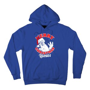 Funny Retro Christmas Homies Westside West Coast Hip Hop Gift Hoodie