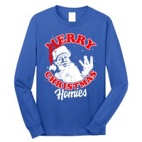 Funny Retro Christmas Homies Westside West Coast Hip Hop Gift Long Sleeve Shirt