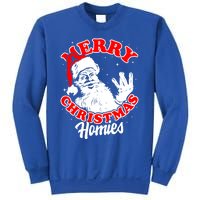 Funny Retro Christmas Homies Westside West Coast Hip Hop Gift Sweatshirt