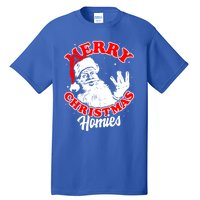 Funny Retro Christmas Homies Westside West Coast Hip Hop Gift Tall T-Shirt