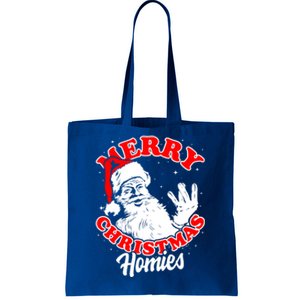 Funny Retro Christmas Homies Westside West Coast Hip Hop Gift Tote Bag