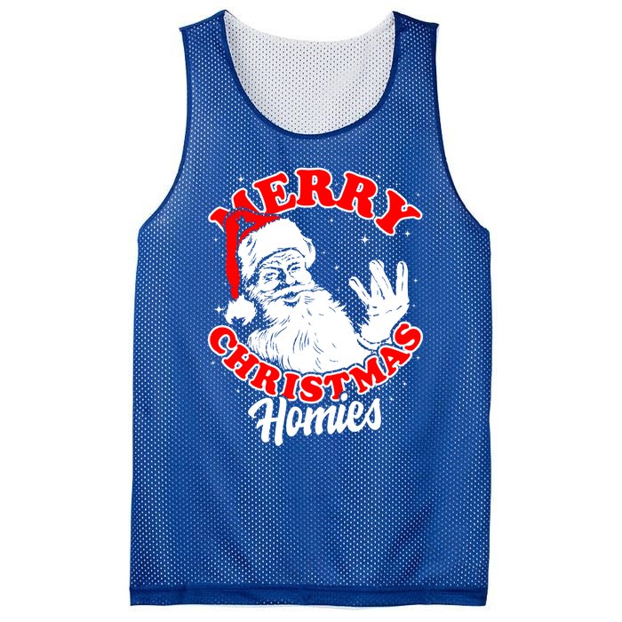 Funny Retro Christmas Homies Westside West Coast Hip Hop Gift Mesh Reversible Basketball Jersey Tank