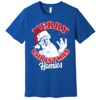 Funny Retro Christmas Homies Westside West Coast Hip Hop Gift Premium T-Shirt