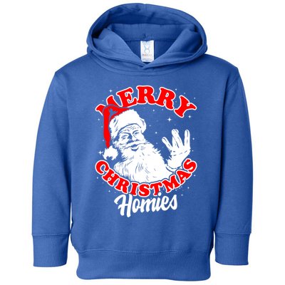Funny Retro Christmas Homies Westside West Coast Hip Hop Gift Toddler Hoodie