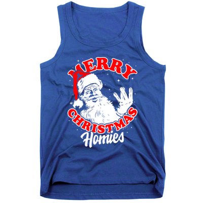 Funny Retro Christmas Homies Westside West Coast Hip Hop Gift Tank Top