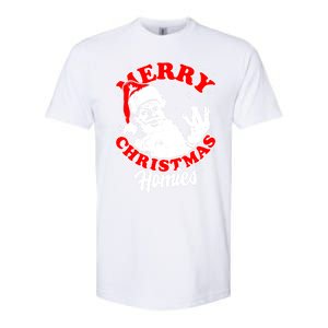 Funny Retro Christmas Homies Westside West Coast Hip Hop Gift Softstyle CVC T-Shirt