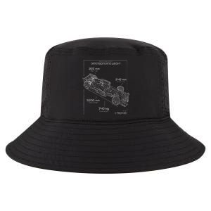 Formula Race Car Specifications Team Racing fan engineering Cool Comfort Performance Bucket Hat