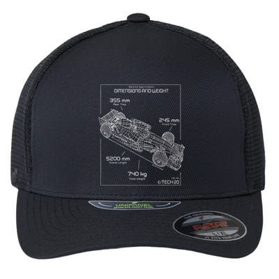 Formula Race Car Specifications Team Racing fan engineering Flexfit Unipanel Trucker Cap