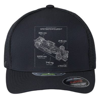 Formula Race Car Specifications Team Racing fan engineering Flexfit Unipanel Trucker Cap