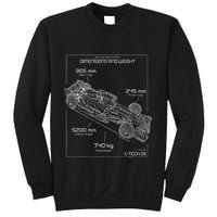 Formula Race Car Specifications Team Racing fan engineering Sweatshirt