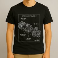 Formula Race Car Specifications Team Racing fan engineering T-Shirt