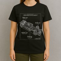 Formula Race Car Specifications Team Racing fan engineering T-Shirt