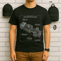 Formula Race Car Specifications Team Racing fan engineering T-Shirt