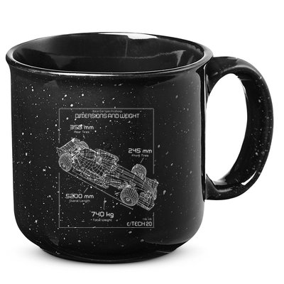 Formula Race Car Specifications Team Racing fan engineering 15oz Campfire Ceramic Mug