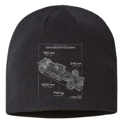 Formula Race Car Specifications Team Racing fan engineering Sustainable Beanie